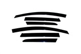 AVS 09-14 Nissan Murano Ventvisor Low Profile Deflectors 6pc - Smoke - 896002