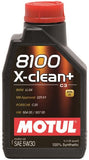 Motul 1L Synthetic Engine Oil 8100 5W30 X-CLEAN - LL04- MB 229.51- 504.00-507.00 - 106376
