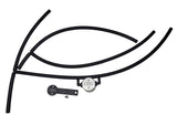 J&amp;L 16-24 Nissan Titan 5.6L Passenger Side Oil Separator 3.0 - Clear Anodized - 3108P-C