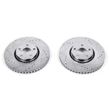 Power Stop 07-11 Lexus GS350 Front Evolution Drilled & Slotted Rotors - Pair - JBR1150XPR