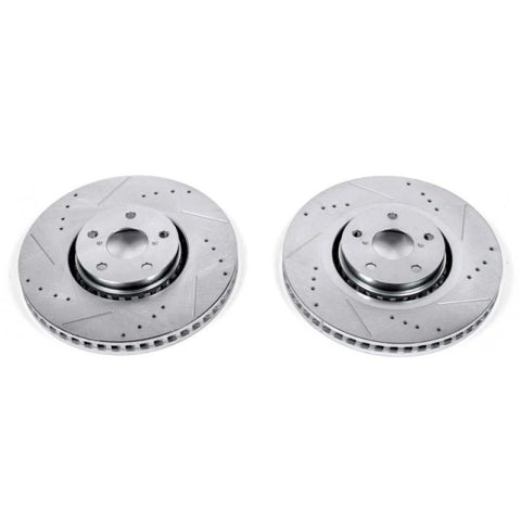 Power Stop 07-11 Lexus GS350 Front Evolution Drilled & Slotted Rotors - Pair - JBR1150XPR