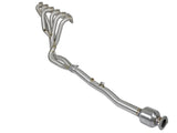 aFe Power Twisted Steel Long Tube Header & Connection Pipes (Street Series) 01-16 Nissan Patrol - 48-36105-YC