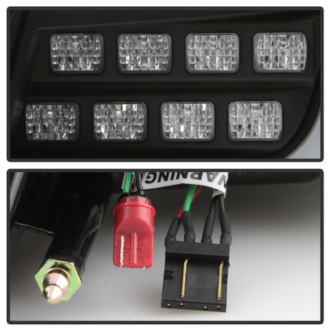 Spyder Mitsubishi Lancer/Evolution X 08-14 V2 LED Tail Lights - Black ALT-YD-ML08V2-SEQ-BK - 5088130