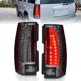 ANZO 2007-2014 Chevrolet Suburban LED Taillights Smoke G5 - Escalade Look - 311232