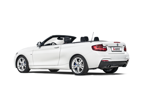 Akrapovic 16-17 BMW M240i (F22 F23) Evolution Line Cat Back (SS) w/ Carbon Tips (Req. Link Pipe) - MTP-BM/SS/4H