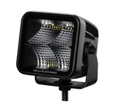 Hella Universal Black Magic 3.2in L.E.D. Cube Kit - Flood Beam (Short Range) - 358176811