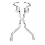 Stainless Works Chevy Camaro 1967-69 Exhaust 3in Stainless with X-Pipe - CA67693CS