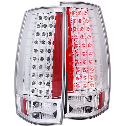 ANZO 2007-2014 Chevrolet Suburban LED Taillights Red/Clear G4 - 311141