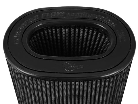 aFe Magnum FLOW Black Pro 5R Air Filter (Pair) (6x4)in F x (8-1/4x6-1/4in) B x (7-1/4x5in) Tx10in H - 24-91136K-MA