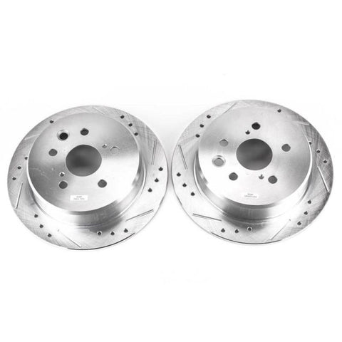 Power Stop 06-15 Lexus IS250 Rear Evolution Drilled & Slotted Rotors - Pair - JBR1151XPR