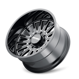 Mayhem 8114 Utopia 20x10 / 6x139.7 BP / -19mm Offset / 106mm Hub Black w/ Milled Spokes Wheel - 8114-2183BM