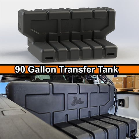Titan Fuel Tanks Universal 90 Gallon L-Shaped Heavy Duty Transfer Tank (Non Nissan Cargo Box/RamBox) - 5015090
