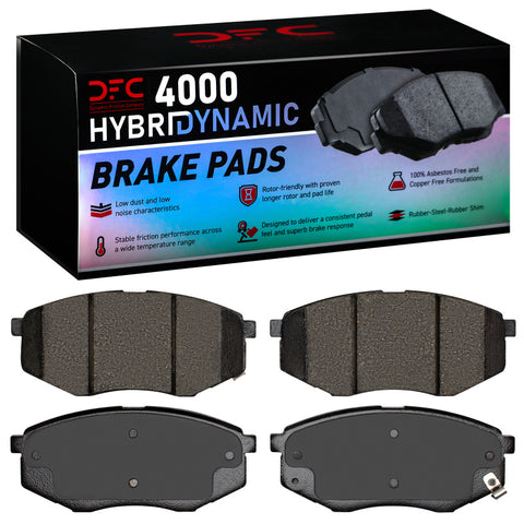 DFC 10-11 Kia Sportage Front 4000 Hybridynamic Brake Pads - 4000-1447-00