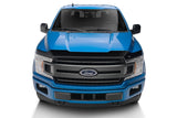 AVS 15-18 Ford F-150 Aeroskin Low Profile Acrylic Hood Shield - Smoke - 322096