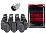 McGard SplineDrive Tuner 23-PC Jeep JL Install Kit w/Locks & Tool (Cone) M14X1.5 / 22m Hex - Black - 84585BK