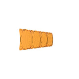 KC HiLiTES FLEX ERA LED Light Bar 10in. Light Shield - Amber (SHIELD ONLY) - 5333