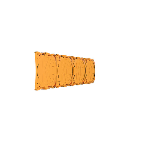 KC HiLiTES FLEX ERA LED Light Bar 10in. Light Shield - Amber (SHIELD ONLY) - 5333