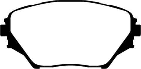 EBC 01-03 Toyota RAV 4 2.0 Greenstuff Front Brake Pads - DP61402
