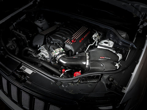 aFe Momentum Carbon Fiber CAIS w/ Pro Dry S Filter 12-19 Jeep Grand Cherokee SRT8 (WK2) V8-6.4L - 58-10001D