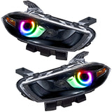Oracle 13-14 Dodge Dart (HID Style) SMD HL - Black - ColorSHIFT w/o Controller - 7142-334