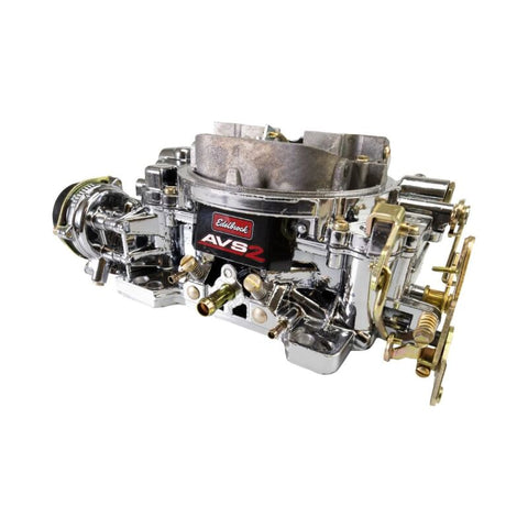 Edelbrock AVS2 650 CFM Carburetor Electric Choke - Chrome Plasma Finish - 1906-CP