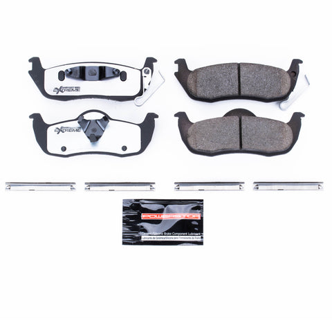 Power Stop 06-10 Jeep Commander Rear Z26 Extreme Street Brake Pads w/Hardware - Z26-1087