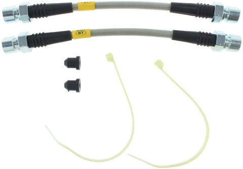 StopTech 92-95 Porsche 968 Exc Sport Brake Package Rear Stainless Steel Brake Line Kit - 950.37503