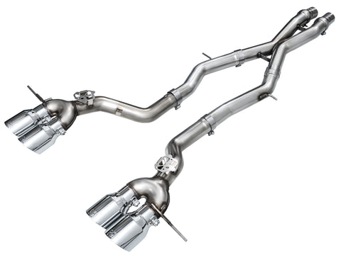 AWE Tuning 23-24 BMW G87 M2 Track Edition Exhaust - Chrome Silver Tips - 3020-42487