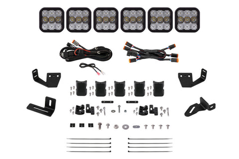 Diode Dynamics Prinsu/Sherpa Roof Racks SS5 CrossLink Bracket Kit - DD7815P