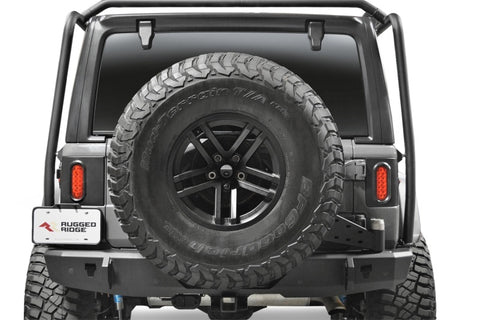 Rugged Ridge 18-24 Jeep Wrangler JL/JLU Flush Mount Tail Light (Pair) - Blk - 11652.01