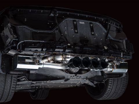 AWE Tuning 2023 C8 Corvette Z06 SwitchPath Cat-Back Exhaust - Diamond Black Tips - 3025-43906