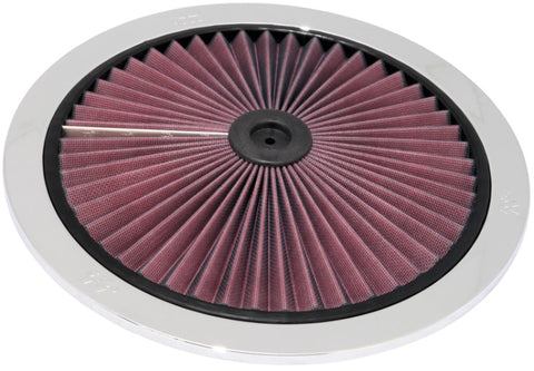 K&N X-Stream Top Filter X-Stream 14 inch OD Chrome - 66-1401XP