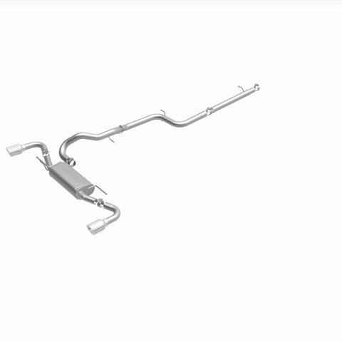 MagnaFlow 10-12 Mazda 3 L4 2.5L Hatchback Split Rear Exit Stainless Cat Back Performance Exhaust - 15146