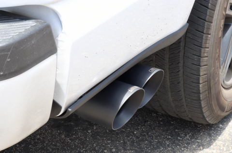 Carven 15-20 Ford F-150 5.0L Competitor Series Cat-Back w/R-Series Muf. & 4in. Dual Tip - Black - CF1004