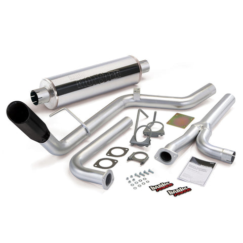 Banks Power 04-14 Nissan 4.0L Frontier All Cab/Beds Monster Exh Sys - SS Single Exh w/ Black Tip - 48125-B