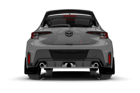 Rally Armor 23-26 Toyota GR Corolla Black UR Mud Flap w/White Logo - MF89-UR-BLK-WH