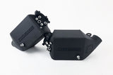 CSF 12-16 BMW M5 (F10) / 12-18 BMW M6 (F06/F12/F13) Twin Charge-Air-Cooler Set - Crinkle Black - 8109