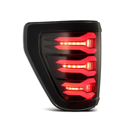AlphaRex 21-22 Ford F-150 LUXX LED Tailights Black/Red - 653030
