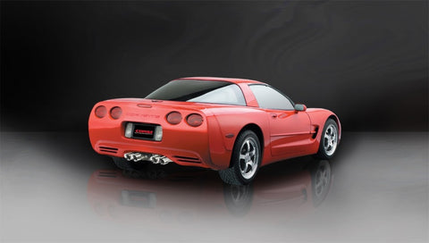 Corsa 1997-2004 Chevrolet Corvette C5 Z06 5.7L V8 Polished Xtreme Cat-Back + XO Exhaust - 14114
