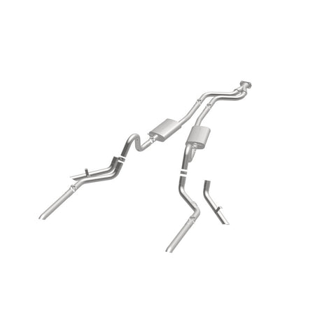 MagnaFlow SYS C/B 84-87 Buick Regal V6 3.8L Turbocharged SS 2.5in Street Series Dual Split Rear Exit - 16884