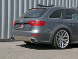 aFe MACH Force-Xp 13-16 Audi Allroad L4 SS Axle-Back Exhaust w/ Blue Flame Tips - 49-36437-L