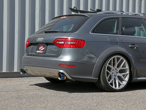 aFe MACH Force-Xp 13-16 Audi Allroad L4 SS Cat-Back Exhaust w/ Blue Flame Tips - 49-36438-L
