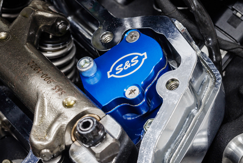 S&S Cycle M8 Models Billet Head Breather Kit - 900-1186