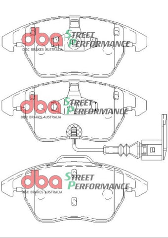 DBA 06-13 Volkswagen GTI (MkV/MkVI) SP Performance Front Brake Pads - DB1849SP