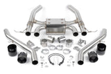 Dinan 21-27 BMW M3/M4 (G80/G82/G83) Valved Axleback Exhaust System - Black Tips - D660-0093-BLK