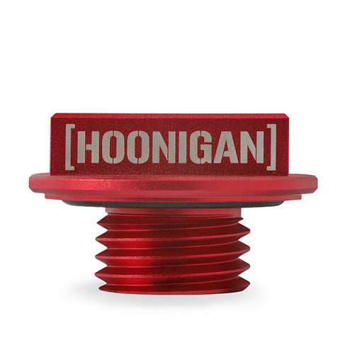 Mishimoto 87-01 Ford Mustang Hoonigan Oil Filler Cap - Red - MMOFC-MUS1-HOONRD