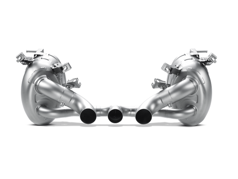 Akrapovic 10-15 Ferrari 458 Italia/458 Spyder Slip-On Line (Titanium) w/ Carbon Tips - MTP-FE458H
