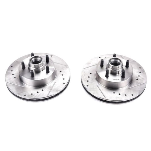Power Stop 10-11 Ford Ranger Front Evolution Drilled & Slotted Rotors - Pair - AR85172XPR