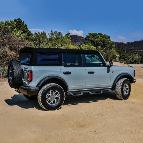 Westin/HDX 2021+ Ford Bronco Drop Nerf Step Bars - Textured Black - 56-14195