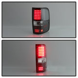 xTune Ford F150 Styleside 04-08 (Not Fit Heritage & SVT) LED Tail Lights Black ALT-ON-FF15004-LED-BK - 5012890